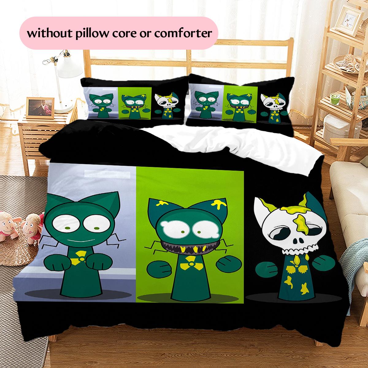 sprunki Pattern Bedding Home Decoration Birthday Gift (1 * duvet cover + 2 * pillowcase, without core) 135x200cm
sprunki Pattern Bedding Home Decoration Birthday Gift (1 * duvet cover + 2 * pillowcase, without core) 135x200cm