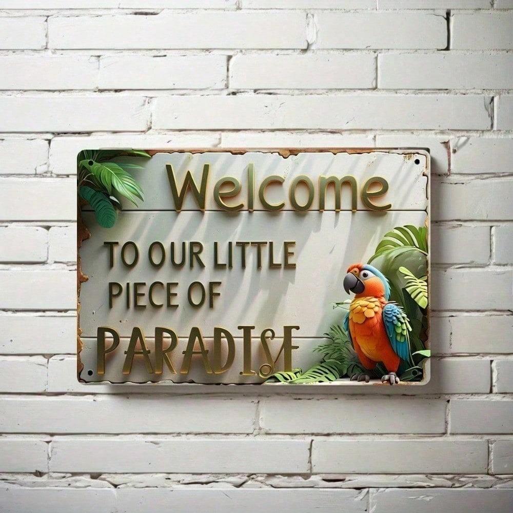 Vintage Welcome Sign Metal Tin 8x12 Inch Retro Wall Art Decor for Home Kitchen Bar Cafe 20x30cm
Vintage Welcome Sign Metal Tin 8x12 Inch Retro Wall Art Decor for Home Kitchen Bar Cafe 20x30cm