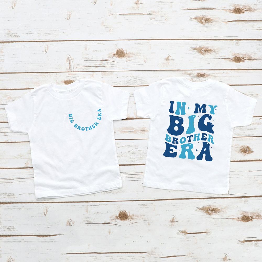 Retro in My Big Brother Era Kids Tee Brother Shirts Promoted To Big Bro Funny Toddler Short Sleeve Tee Tops Outfits 100
Retro in My Big Brother Era Kids Tee Brother Shirts Promoted To Big Bro Funny Toddler Short Sleeve Tee Tops Outfits 100