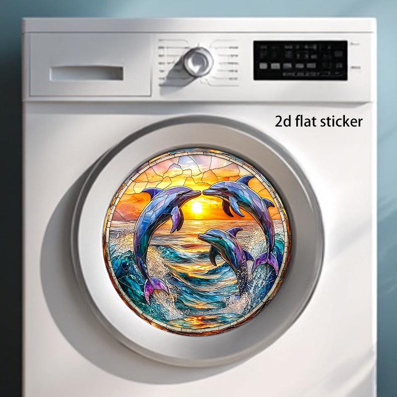Cross-Border Decorative Colored Dolphin Stickers - Removable PVC for Laundry Room & Balcony Decor Single Sheet
Cross-Border Decorative Colored Dolphin Stickers - Removable PVC for Laundry Room & Balcony Decor Single Sheet