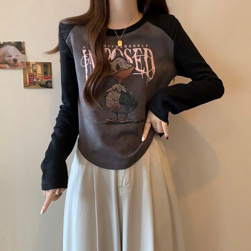Plus Size Corduroy Color Block Long Sleeve Women s T-shirt - Autumn/Winter Style, Loose Fit, Slimming, Velvet-Lined, Warm Base Layer. L
Plus Size Corduroy Color Block Long Sleeve Women s T-shirt - Autumn/Winter Style, Loose Fit, Slimming, Velvet-Lined, Warm Base Layer. L