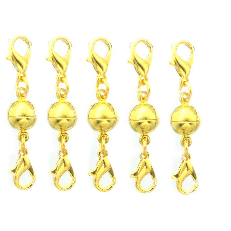 Gold & White Glossy Spherical Connector with Lobster & Magnetic Clasp for DIY Necklace Bracelet Jewelry CL061901
Gold & White Glossy Spherical Connector with Lobster & Magnetic Clasp for DIY Necklace Bracelet Jewelry CL061901
