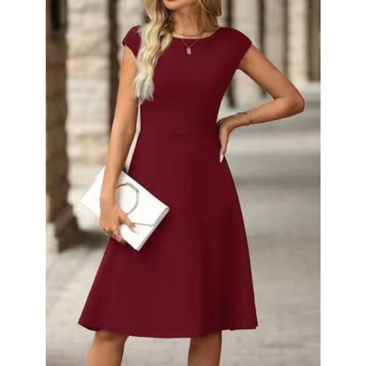 New Spring Summer Solid Color High Waist A-line Slim Fit Fashion Dress for Women European American Crossbody Style XXL бордовий
New Spring Summer Solid Color High Waist A-line Slim Fit Fashion Dress for Women European American Crossbody Style XXL бордовий