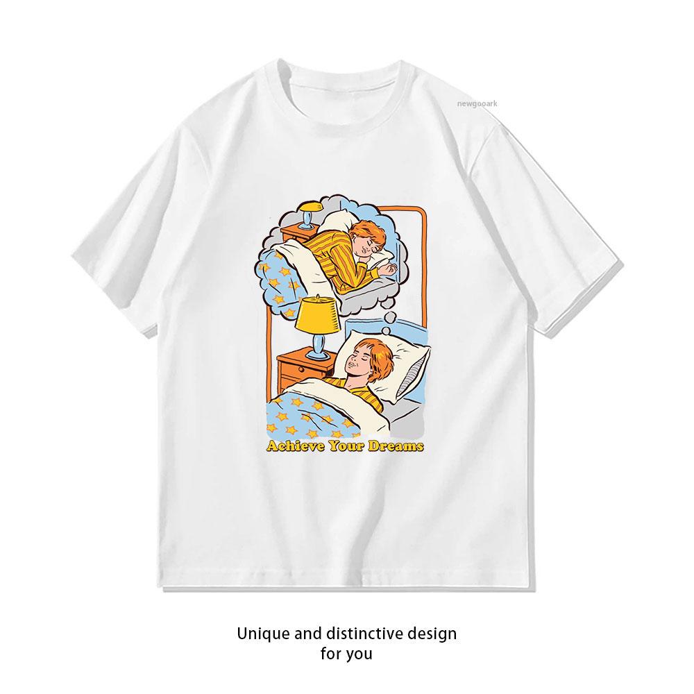 Achieve Your Dreams Classic TShirt Women Unisex Casual cotton graphic t shirts Creative streetwear camisetas tops tee Shortsleev 3XL
Achieve Your Dreams Classic TShirt Women Unisex Casual cotton graphic t shirts Creative streetwear camisetas tops tee Shortsleev 3XL