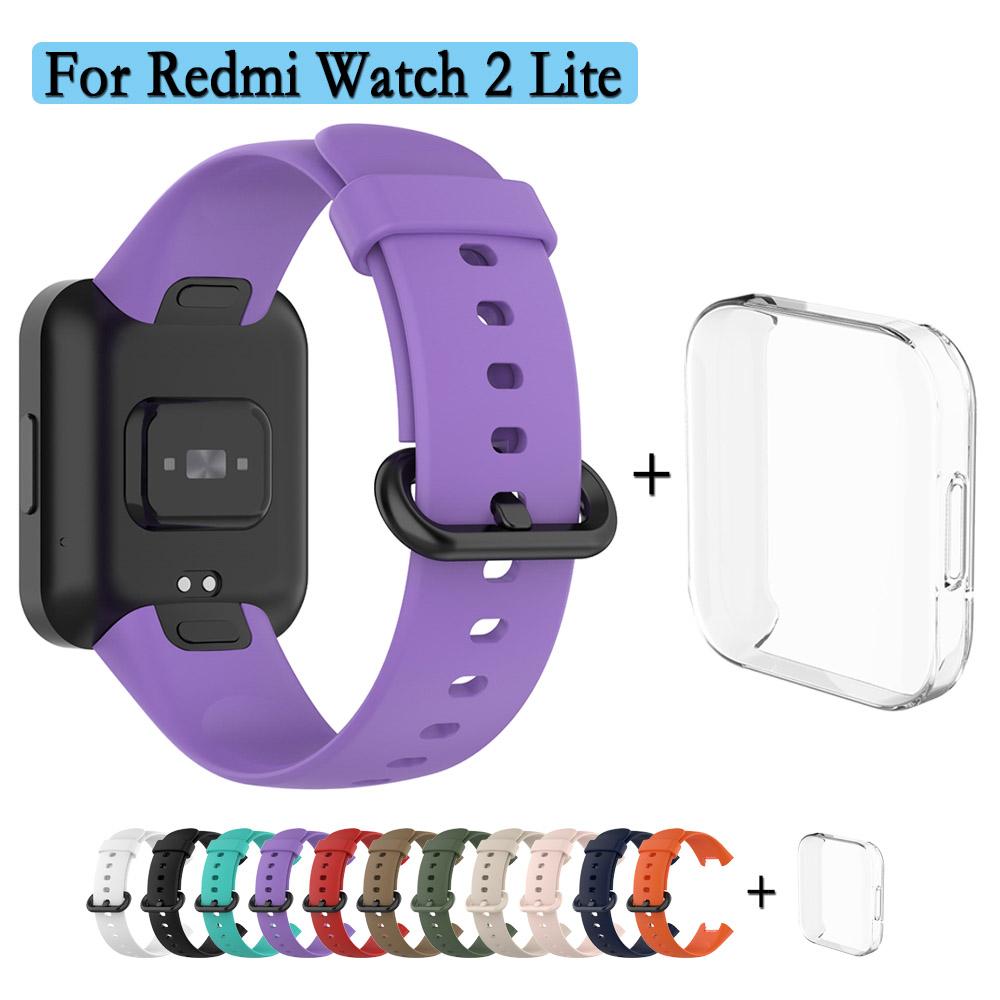 Для Redmi Watch 2 Lite Силиконовый ремешок+чехол Ремешок для часов с черной/одноцветной застежкой Наручный браслет и прозрачный корпус для часов For Redmi 2 Lite
Для Redmi Watch 2 Lite Силиконовый ремешок+чехол Ремешок для часов с черной/одноцветной застежкой Наручный браслет и прозрачный корпус для часов For Redmi 2 Lite