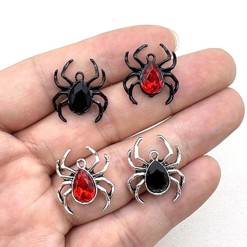 European & American Halloween DIY Jewelry: Retro Zinc Alloy Rhinestone Spider Pendant Charm
European & American Halloween DIY Jewelry: Retro Zinc Alloy Rhinestone Spider Pendant Charm