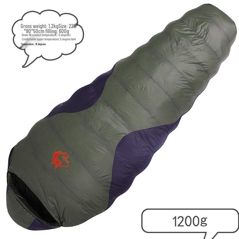 JUNGLE KING Mummy Style Down Sleeping Bag, 1.2KG, Outdoor Camping Quilt 210*80*50cm
JUNGLE KING Mummy Style Down Sleeping Bag, 1.2KG, Outdoor Camping Quilt 210*80*50cm