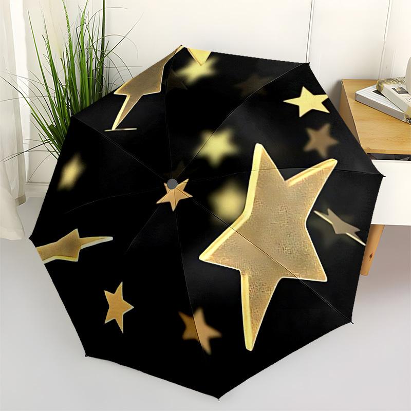 1pc Golden Stars Automatic Folding Umbrella - Portable Collapsible Design, 8-Rib Iron Frame, Durable Fabric yy251125131
1pc Golden Stars Automatic Folding Umbrella - Portable Collapsible Design, 8-Rib Iron Frame, Durable Fabric yy251125131