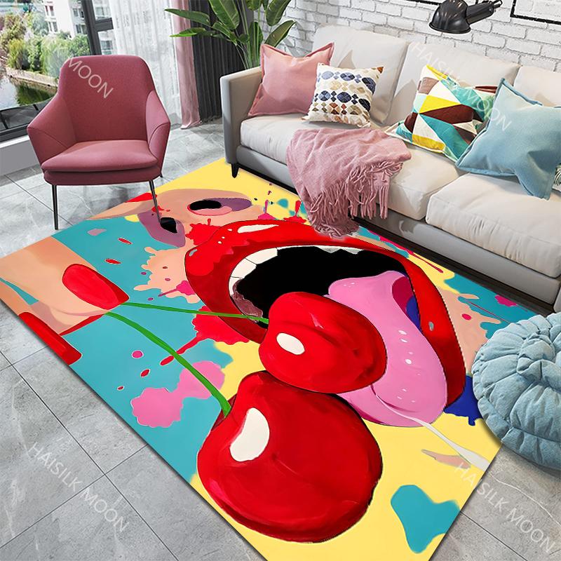 6 Style Inkjet Drawing Mouth Pop Art Pattern Carpet for Living Room Bedroom Sofa Home Decor Non-slip Floor Mat Area Rug 40cm x 60cm
6 Style Inkjet Drawing Mouth Pop Art Pattern Carpet for Living Room Bedroom Sofa Home Decor Non-slip Floor Mat Area Rug 40cm x 60cm