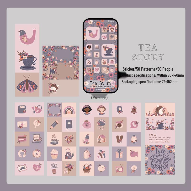 Yi Niao Beautiful Story Retro Sealing Stickers, DIY Journal Decorative Die-Cut Set
Yi Niao Beautiful Story Retro Sealing Stickers, DIY Journal Decorative Die-Cut Set