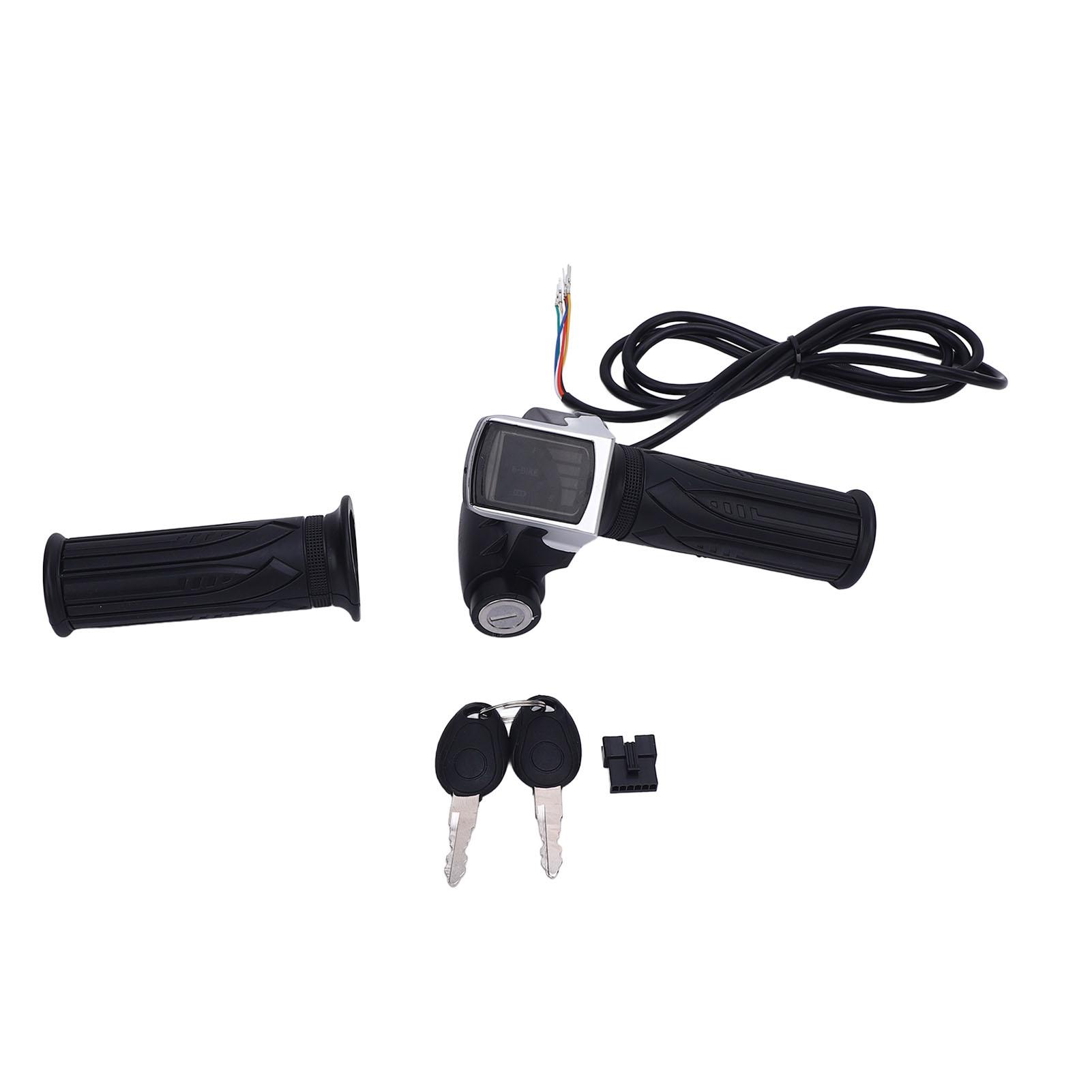 Electric Scooter Twist Throttle Grip with Display Screen and Key 36V Comfortable Grip for E-BIAK
Electric Scooter Twist Throttle Grip with Display Screen and Key 36V Comfortable Grip for E-BIAK