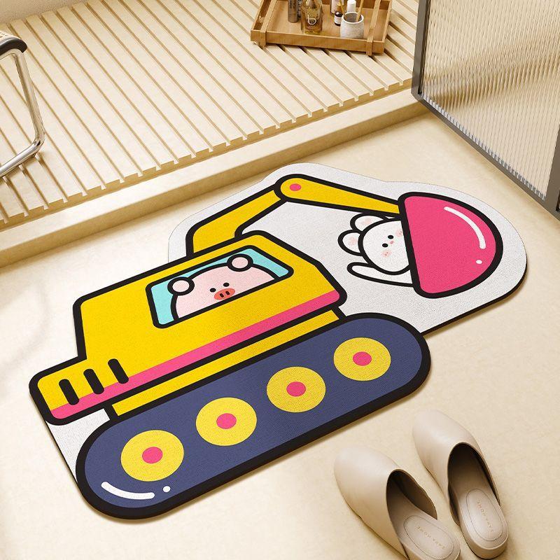 Ванная комната Инопланетный Креативный Тележка Диатомовая грязь Напольный коврик Противообрастающий, Противоскользящий, Впитывающий воду, Быстросохнущий Коврик для ног 40X60cm 15.7X23.6in
Ванная комната Инопланетный Креативный Тележка Диатомовая грязь Напольный коврик Противообрастающий, Противоскользящий, Впитывающий воду, Быстросохнущий Коврик для ног 40X60cm 15.7X23.6in