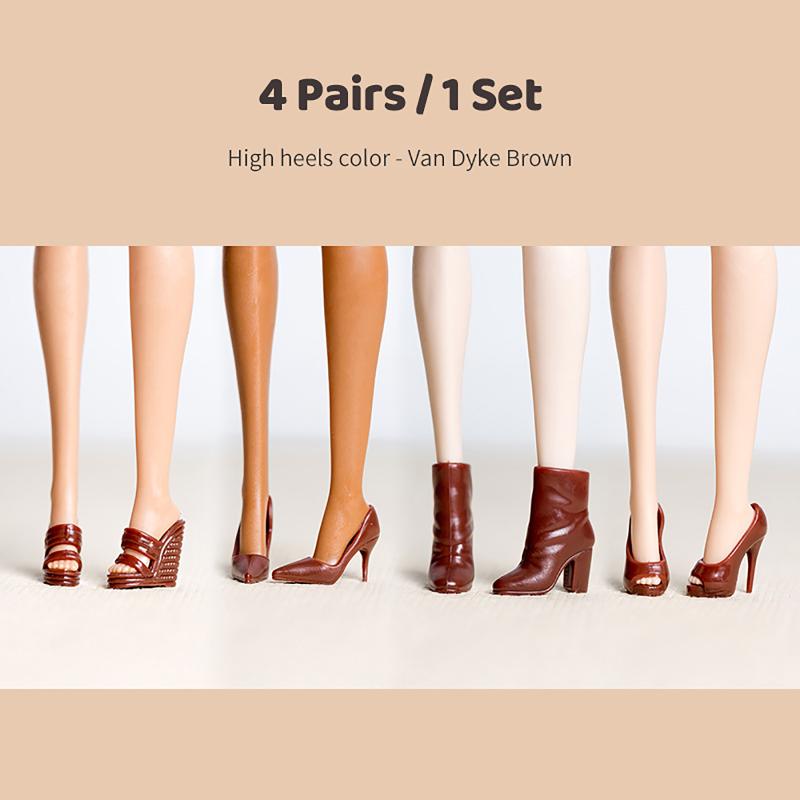 4 Pairs Doll High Heels Ankle Boot Supermodel Doll Similar Foot Shape Wearable Princess Girl Doll Shoes Diy Toys Collector коричневый
4 Pairs Doll High Heels Ankle Boot Supermodel Doll Similar Foot Shape Wearable Princess Girl Doll Shoes Diy Toys Collector коричневый