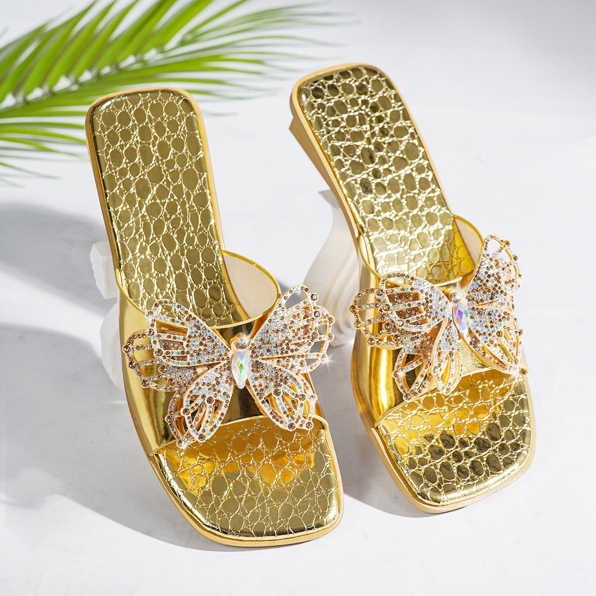 Pegged Heels Women s Shoes Sandals New Style Slippers High Heels 43 золотий
Pegged Heels Women s Shoes Sandals New Style Slippers High Heels 43 золотий