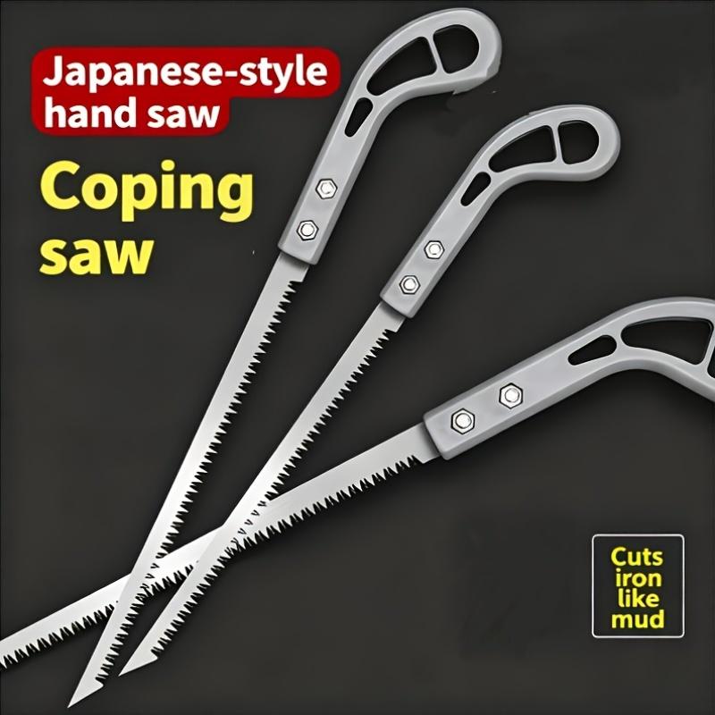 3pcs Japanese-style coping saw, hand saw for garden and horticultural branch cutting, tree felling tool,Human mechanics 3pcs
3pcs Japanese-style coping saw, hand saw for garden and horticultural branch cutting, tree felling tool,Human mechanics 3pcs