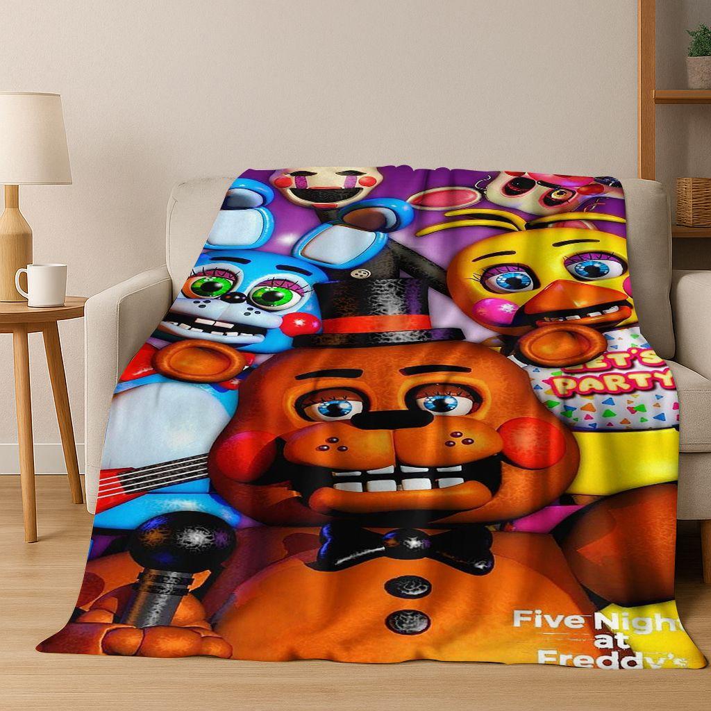 3D F-FNAF Гра Мультяжна Фланелева Ковдра М яка Тепла Плед для Ліжка Спальні Кімнати Вітальні Подорожей Кемпінгу Пікніка Подарунок 75x90cm
3D F-FNAF Гра Мультяжна Фланелева Ковдра М яка Тепла Плед для Ліжка Спальні Кімнати Вітальні Подорожей Кемпінгу Пікніка Подарунок 75x90cm