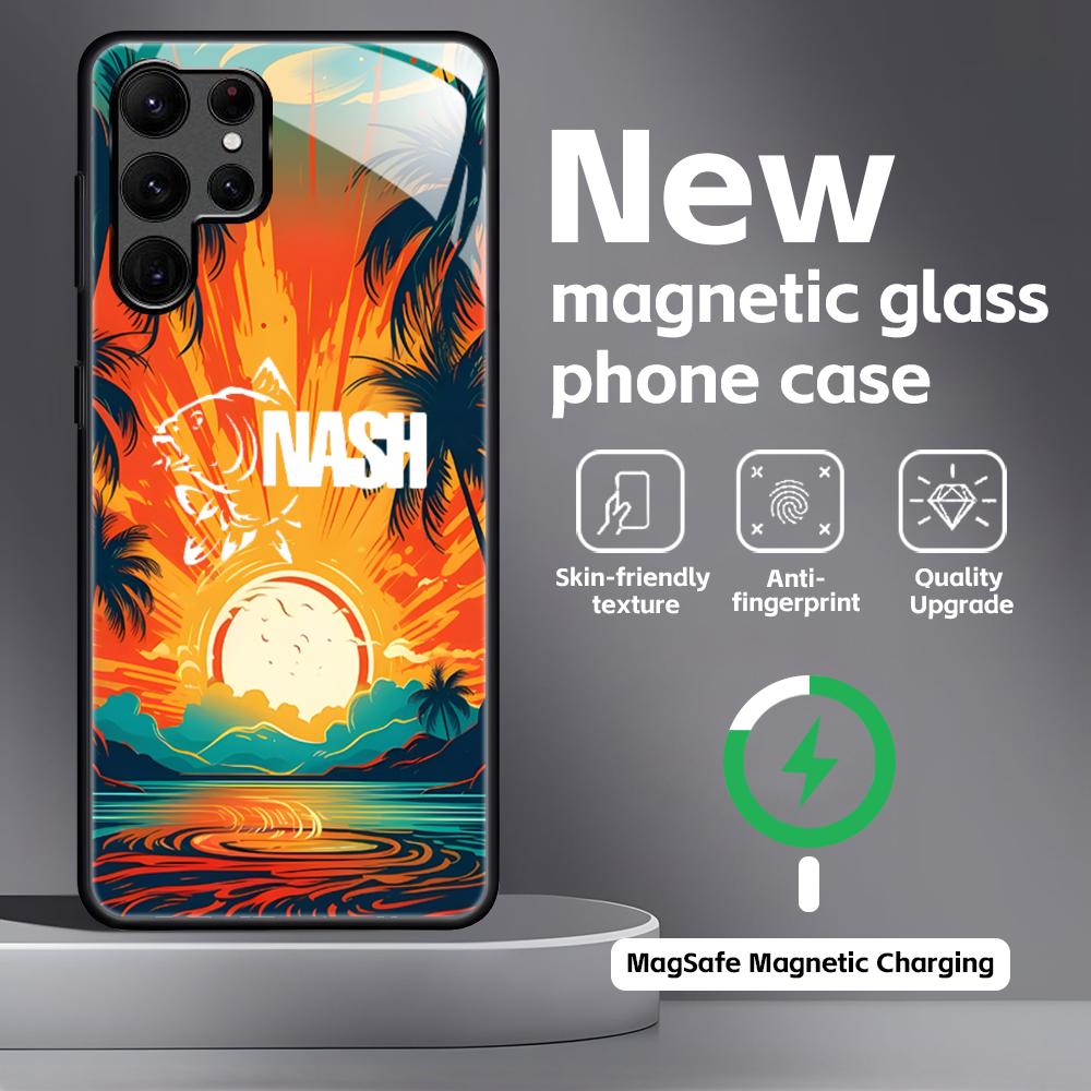 Fashion N-nasH Fishing Brand Phone Case For Samsung S26 S25 S24 S23 S22 S21 Plus Ultra Note20 Glass Magnetic Case Galaxy S22 Ultra 5G
Fashion N-nasH Fishing Brand Phone Case For Samsung S26 S25 S24 S23 S22 S21 Plus Ultra Note20 Glass Magnetic Case Galaxy S22 Ultra 5G