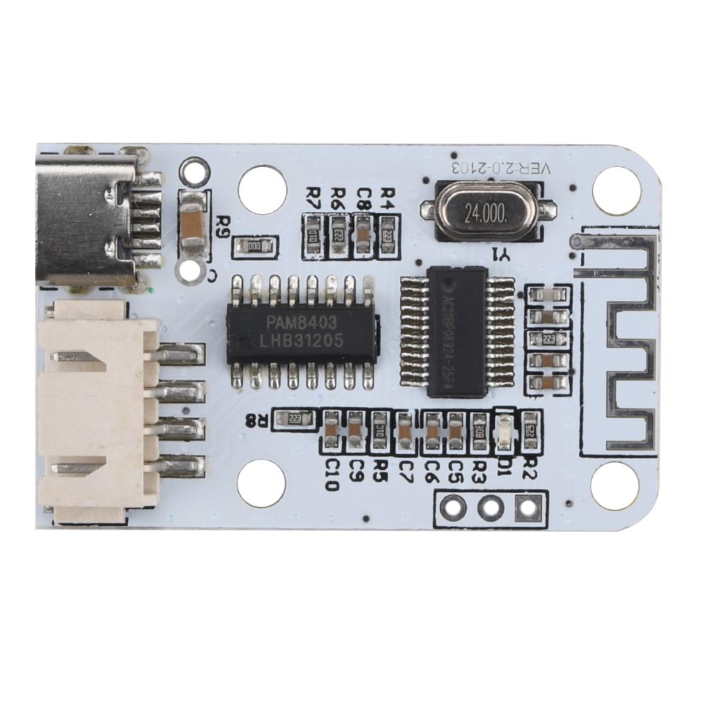 PAM8403 Wireless DC5V Bluetooth 5.0 3W+3W Stereo Audio Receiver Module Digital Amplifier Sound Board TYPE-C
PAM8403 Wireless DC5V Bluetooth 5.0 3W+3W Stereo Audio Receiver Module Digital Amplifier Sound Board TYPE-C