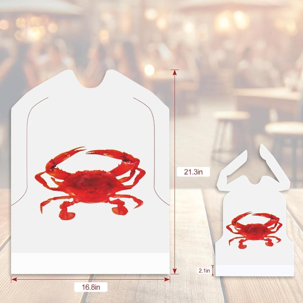 25 Pack Crab Apron Seafood Artist Adult Bibs Lobster Disposable for Eating Aprons Painting Plastic Bib Bibs Clear Party Supplies
25 Pack Crab Apron Seafood Artist Adult Bibs Lobster Disposable for Eating Aprons Painting Plastic Bib Bibs Clear Party Supplies