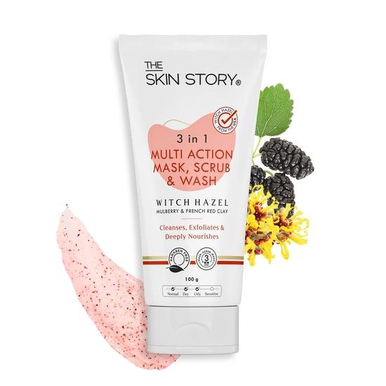 The Skin Story 3 в 1 Многофункциональная маска, скраб и средство для умывания, глубокое очищение, устранение тусклости и восстановление естественного сияния (Мужчины и женщины), 100г
The Skin Story 3 в 1 Многофункциональная маска, скраб и средство для умывания, глубокое очищение, устранение тусклости и восстановление естественного сияния (Мужчины и женщины), 100г