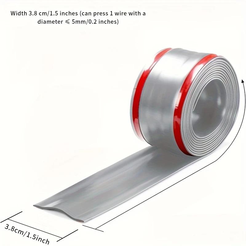 1/3M Floor Cable Protector Self-Adhesive PVC Flexible Cable Protection Strip Prevent Trip Floor Covering Decoration Cable Duct (as the picture,1m)
1/3M Floor Cable Protector Self-Adhesive PVC Flexible Cable Protection Strip Prevent Trip Floor Covering Decoration Cable Duct (as the picture,1m)