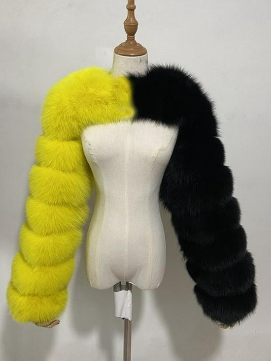 Women s Ultra-Short Faux Fox Fur Coat - Autumn/Winter Collection 2XL
Women s Ultra-Short Faux Fox Fur Coat - Autumn/Winter Collection 2XL