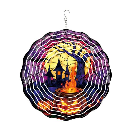 Halloween 3D Wind Spinner Decoration Indoor Outdoor Garden Yard Porch Ghost Witch Skull Pumpkin Wind Chime Hanging Ornament F
Halloween 3D Wind Spinner Decoration Indoor Outdoor Garden Yard Porch Ghost Witch Skull Pumpkin Wind Chime Hanging Ornament F