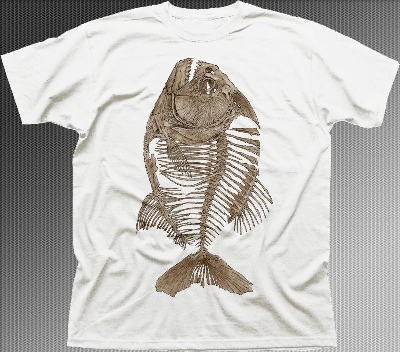 Piranha Fish Skeleton Bone angler white t-shirt OZ9624 5XL різнокольоровий
Piranha Fish Skeleton Bone angler white t-shirt OZ9624 5XL різнокольоровий