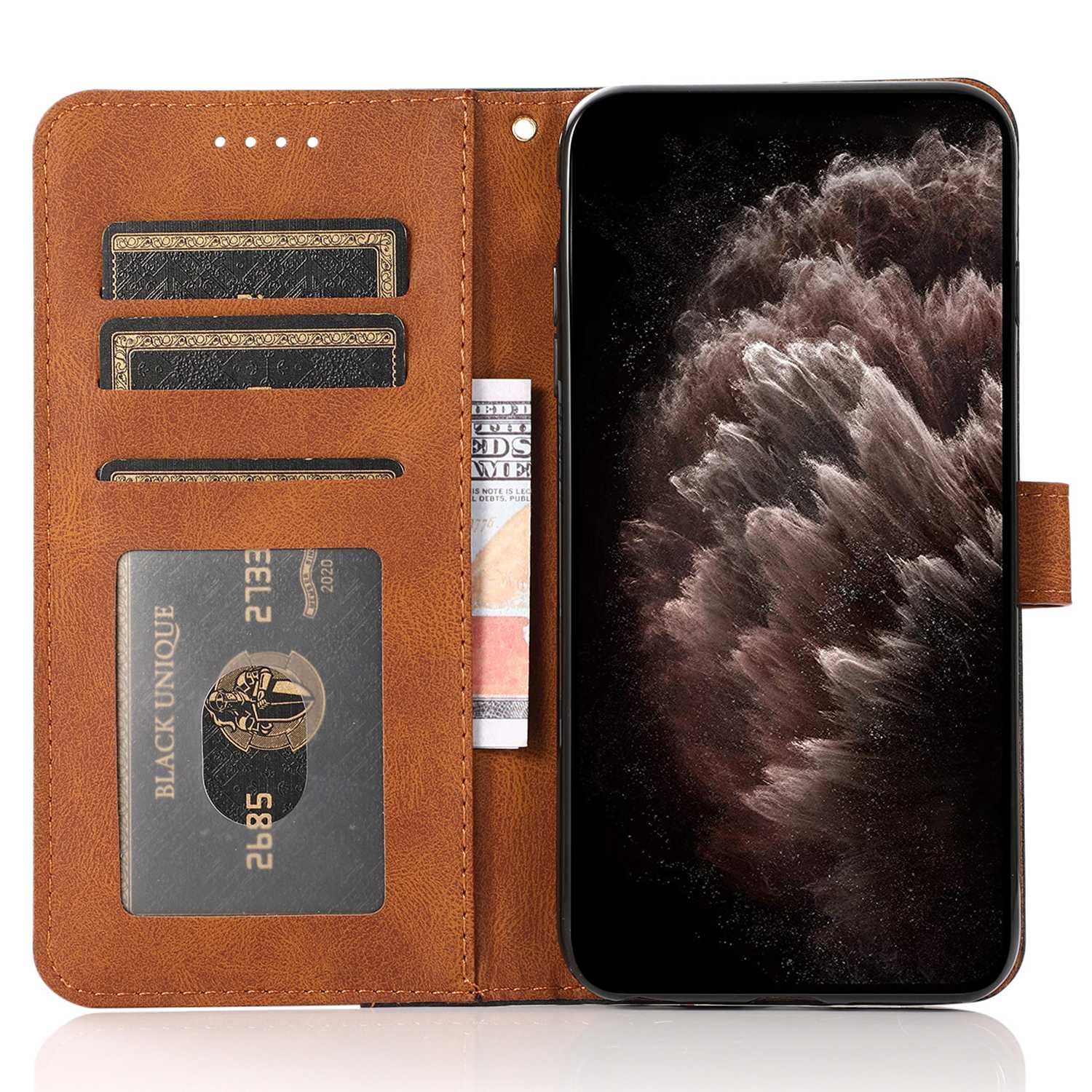 For Samsung Galaxy A26 5G Cover Color Splicing Wallet Stand Leather Phone Case with Wrist Strap Brown Red
For Samsung Galaxy A26 5G Cover Color Splicing Wallet Stand Leather Phone Case with Wrist Strap Brown Red