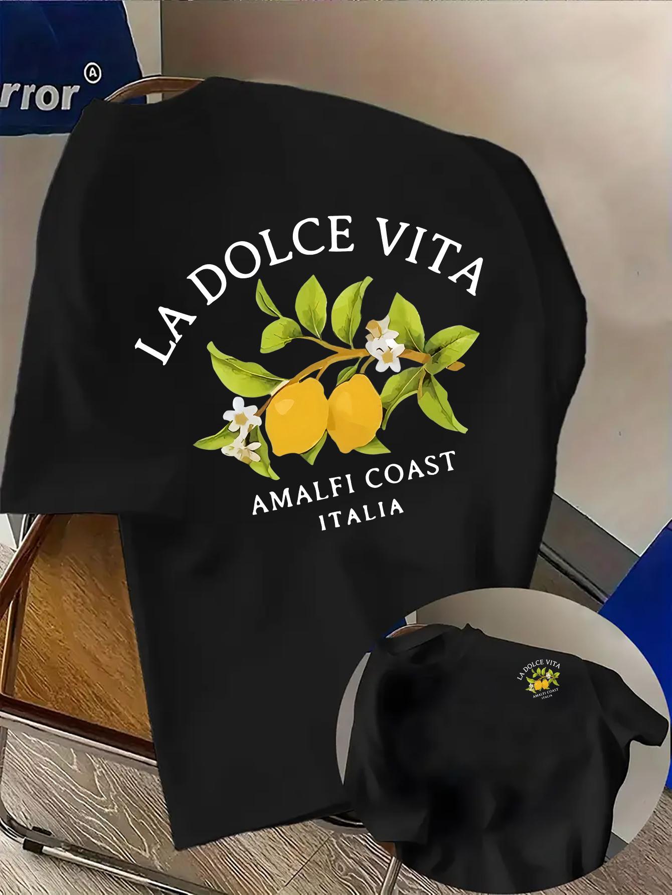 Summer Italianstyle Beach Pattern Printed Tshirt Loose and Breathable with A Street Retro Style Made of Pure Cotton for Men XL
Summer Italianstyle Beach Pattern Printed Tshirt Loose and Breathable with A Street Retro Style Made of Pure Cotton for Men XL