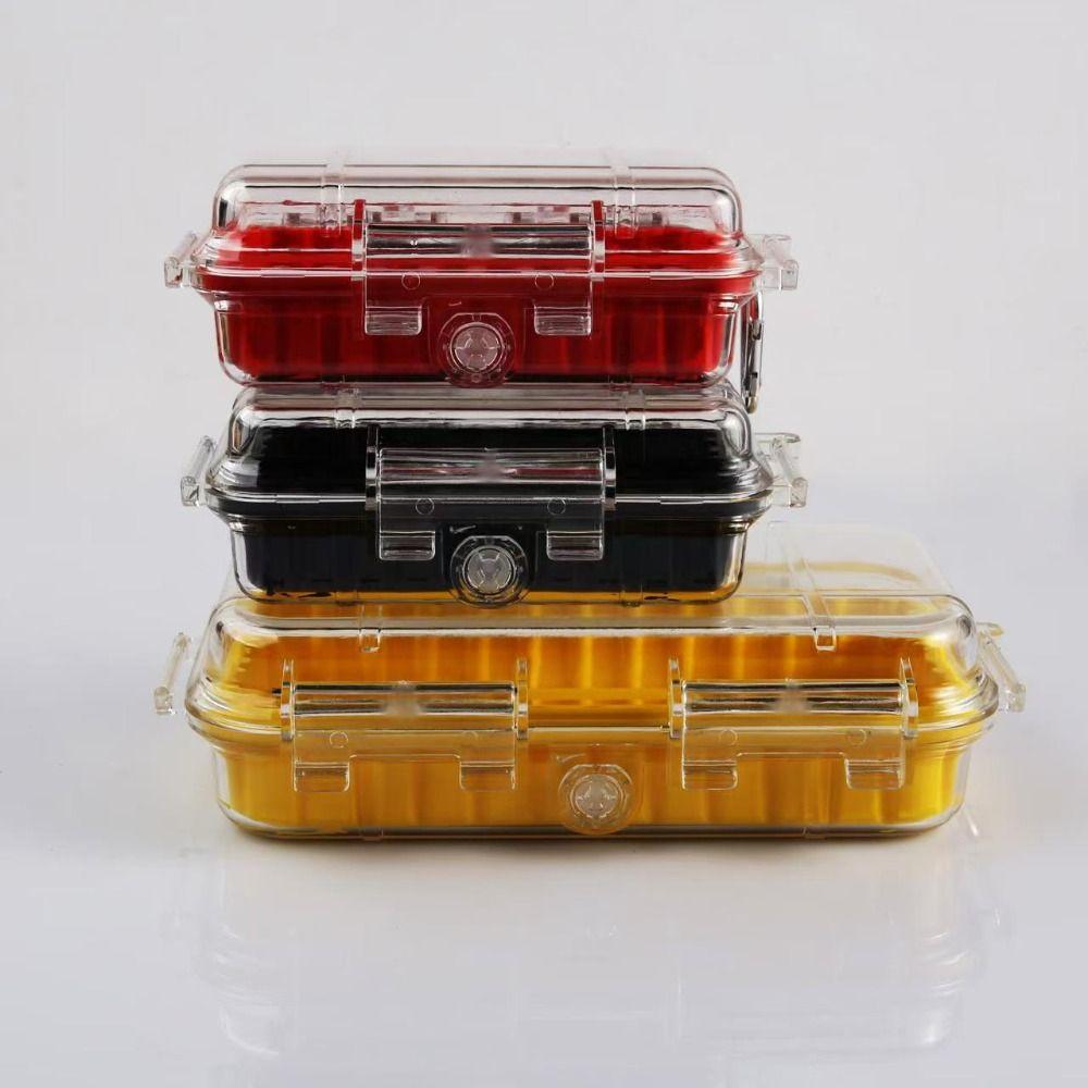 Shockproof Sealed Storage Box Transparent Waterproof Toolbox Durable Camping Box Red-S
Shockproof Sealed Storage Box Transparent Waterproof Toolbox Durable Camping Box Red-S