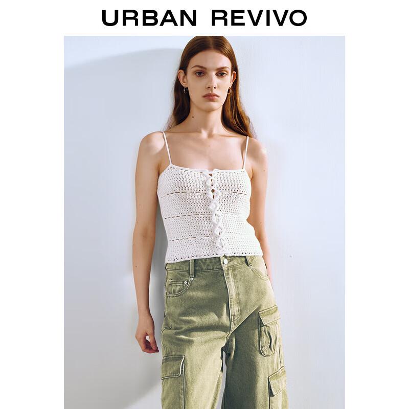 Женский вязаный топ-майка UR с ажурным узором крючком XL
Женский вязаный топ-майка UR с ажурным узором крючком XL