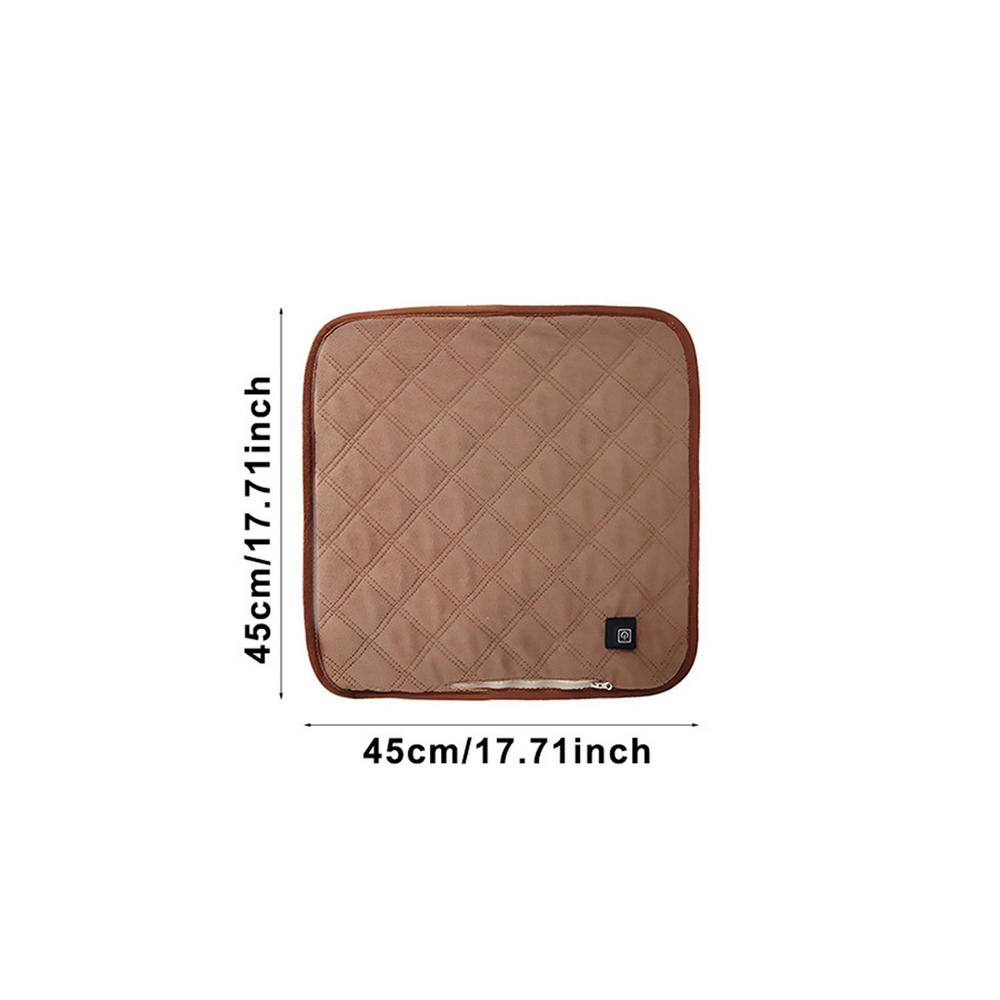 Греющая подушка для стула Подушка для сиденья для холодной погоды с 3 температурными режимами Грелка Моющаяся подушка для стула для кемпинга, пеших походов коричневый
Греющая подушка для стула Подушка для сиденья для холодной погоды с 3 температурными режимами Грелка Моющаяся подушка для стула для кемпинга, пеших походов коричневый