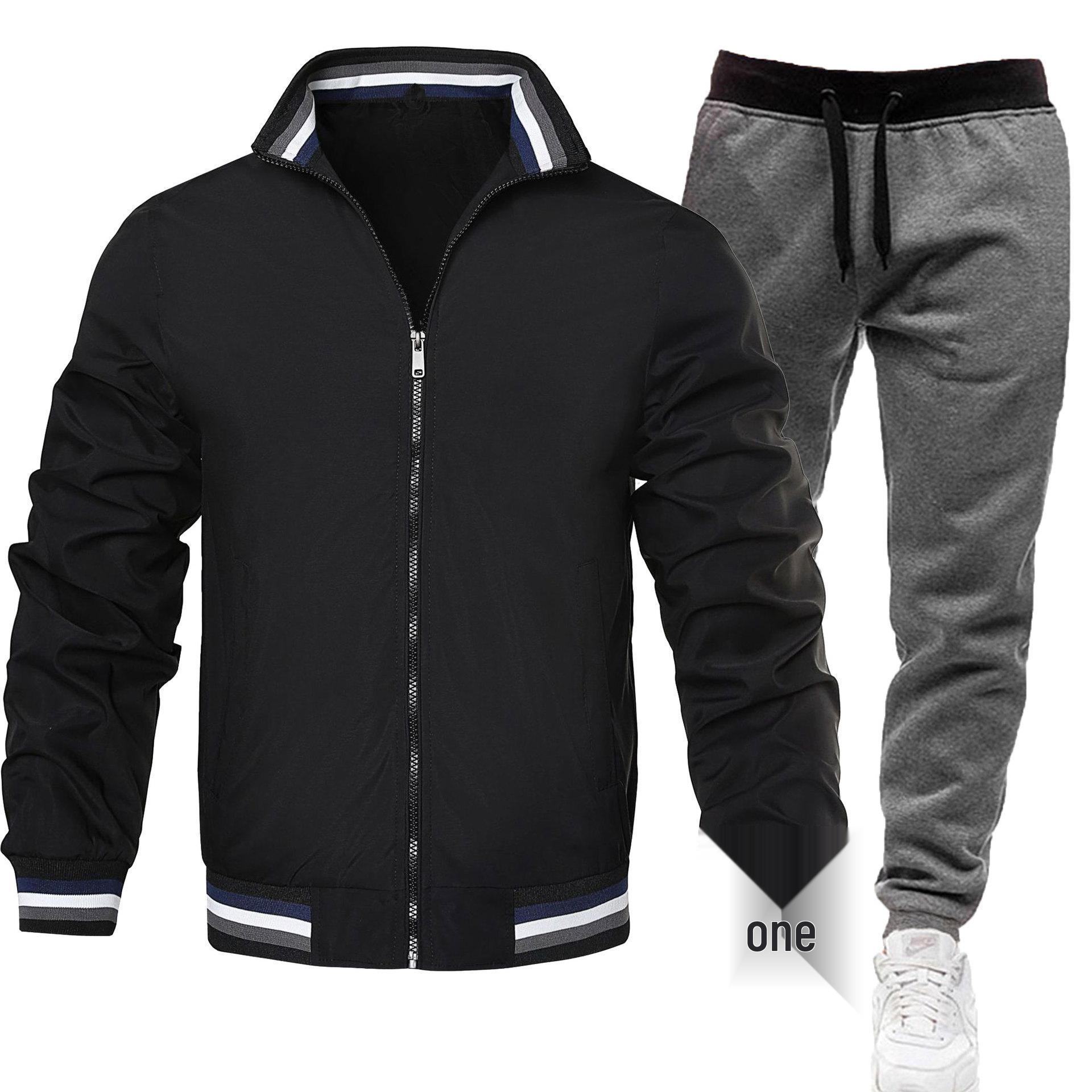 Мужской повседневный трендовый комплект куртка и брюки 2023 - Весенне-осенняя спортивная одежда, однотонный M
Мужской повседневный трендовый комплект куртка и брюки 2023 - Весенне-осенняя спортивная одежда, однотонный M