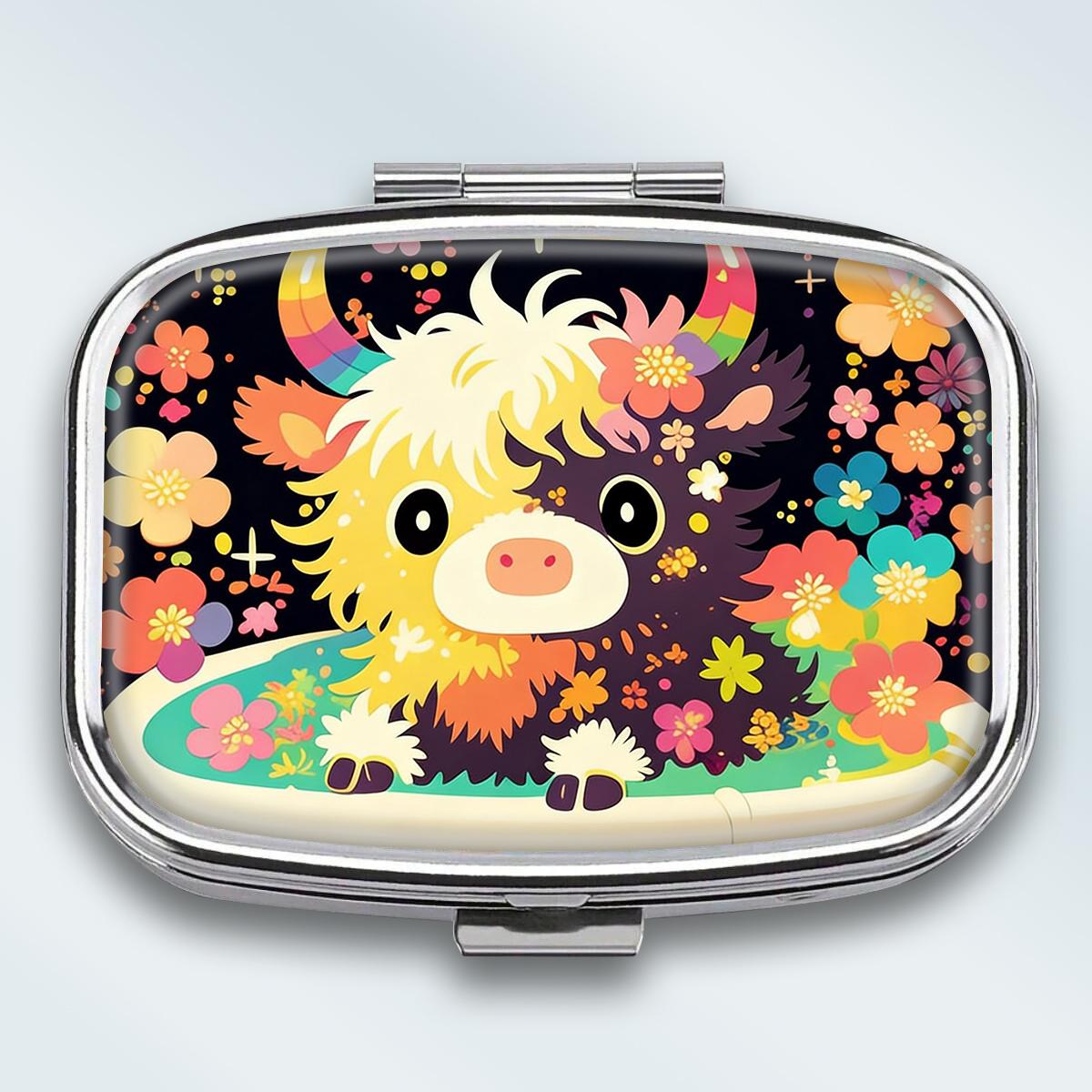 Portable Pill Box with 2 Compartments, Mini Metal Medicine Organizer Case, Cute Printed Pill Container for Vitamins, Pills, Jewelry, Travel, Daily Use різнокольоровий
Portable Pill Box with 2 Compartments, Mini Metal Medicine Organizer Case, Cute Printed Pill Container for Vitamins, Pills, Jewelry, Travel, Daily Use різнокольоровий