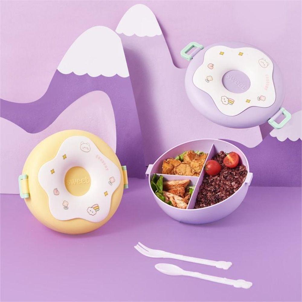 Plastic Donut Lunch Box 1000ml Food Storage Box Tableware Food Container Lunch Fruit Salad
Plastic Donut Lunch Box 1000ml Food Storage Box Tableware Food Container Lunch Fruit Salad