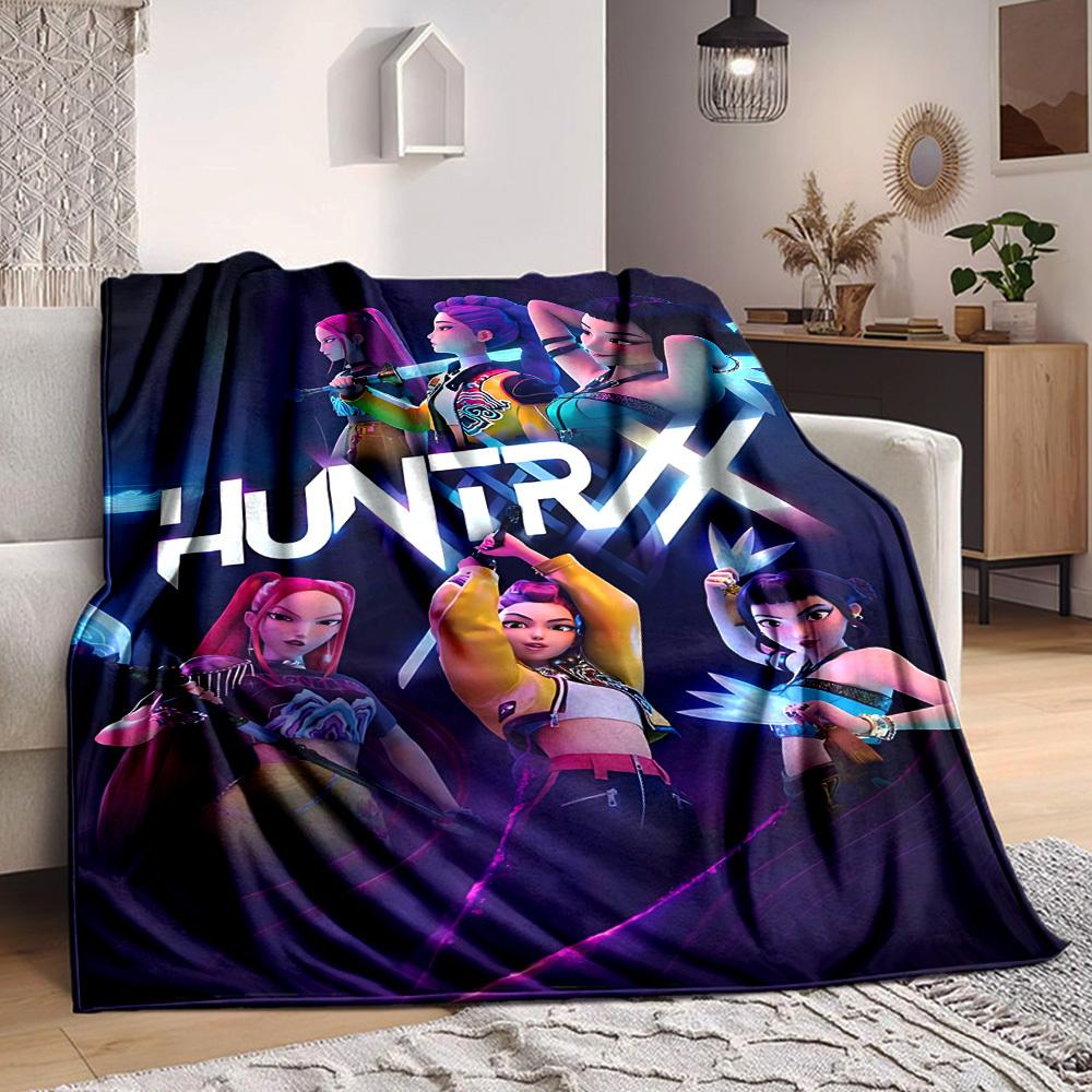 1pc Huntrix Soft Comfortable Blanket Digital Print, All Season Multipurpose Knit Fabric Bedding, Office, Sofa Home Decor Blanket 80cm×120cm
1pc Huntrix Soft Comfortable Blanket Digital Print, All Season Multipurpose Knit Fabric Bedding, Office, Sofa Home Decor Blanket 80cm×120cm