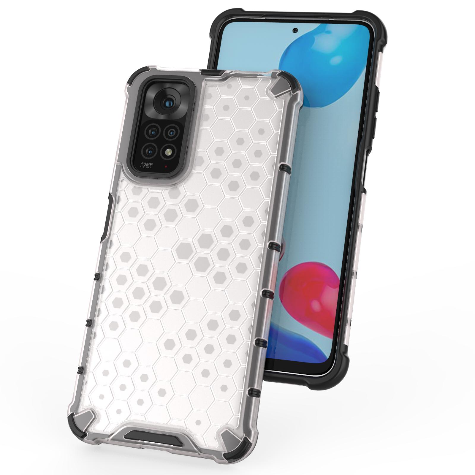For Xiaomi Redmi Note 11 4G (Qualcomm)/Note 11S 4G Soft TPU+Hard PC Case Honeycomb Textured Anti-scratch Phone Cover Grey
For Xiaomi Redmi Note 11 4G (Qualcomm)/Note 11S 4G Soft TPU+Hard PC Case Honeycomb Textured Anti-scratch Phone Cover Grey