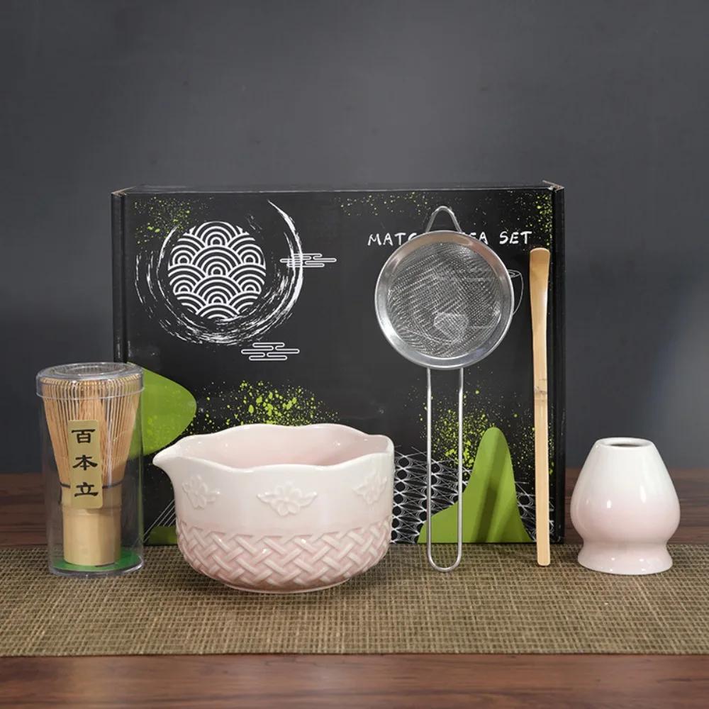5pcs Traditional Bamboo Ceramic Japanese Matcha Tea Set Food Grade with Spout Matcha Whisk Set Reusable Safe Match Bowl Stirring
5pcs Traditional Bamboo Ceramic Japanese Matcha Tea Set Food Grade with Spout Matcha Whisk Set Reusable Safe Match Bowl Stirring