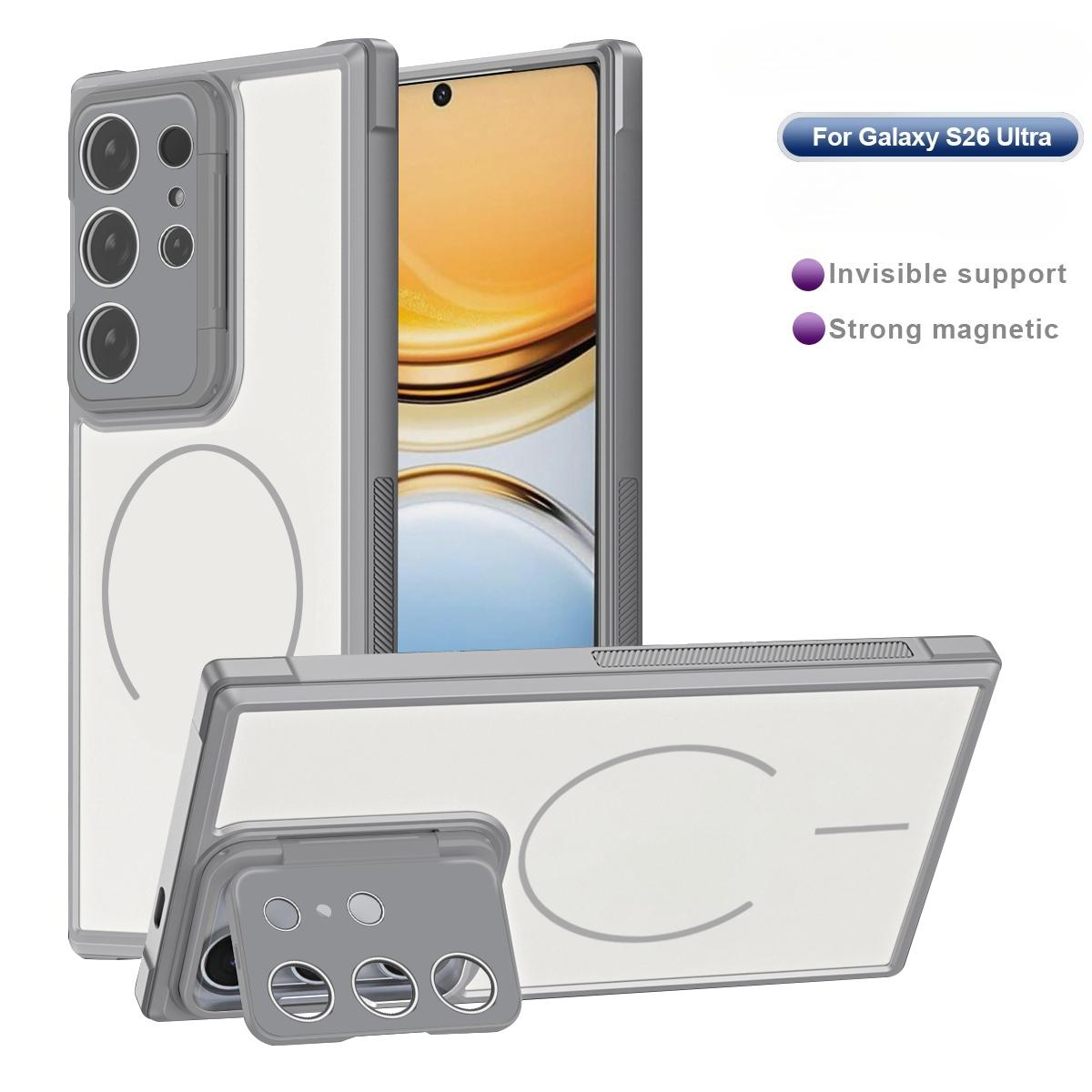 For Magsafe Magnetic Shockproof Phone Case for Samsung Galaxy S26 Ultra S25 Edge S24 Plus S23 FE Bracket Lens Protection Cover Galaxy S26 Ultra
For Magsafe Magnetic Shockproof Phone Case for Samsung Galaxy S26 Ultra S25 Edge S24 Plus S23 FE Bracket Lens Protection Cover Galaxy S26 Ultra