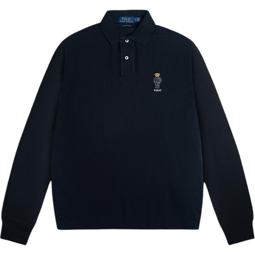 Polo Ralph Lauren Solid Color Bear Embroidered Long Sleeve Polo Shirt Men tops Black 710766810-001 S
Polo Ralph Lauren Solid Color Bear Embroidered Long Sleeve Polo Shirt Men tops Black 710766810-001 S