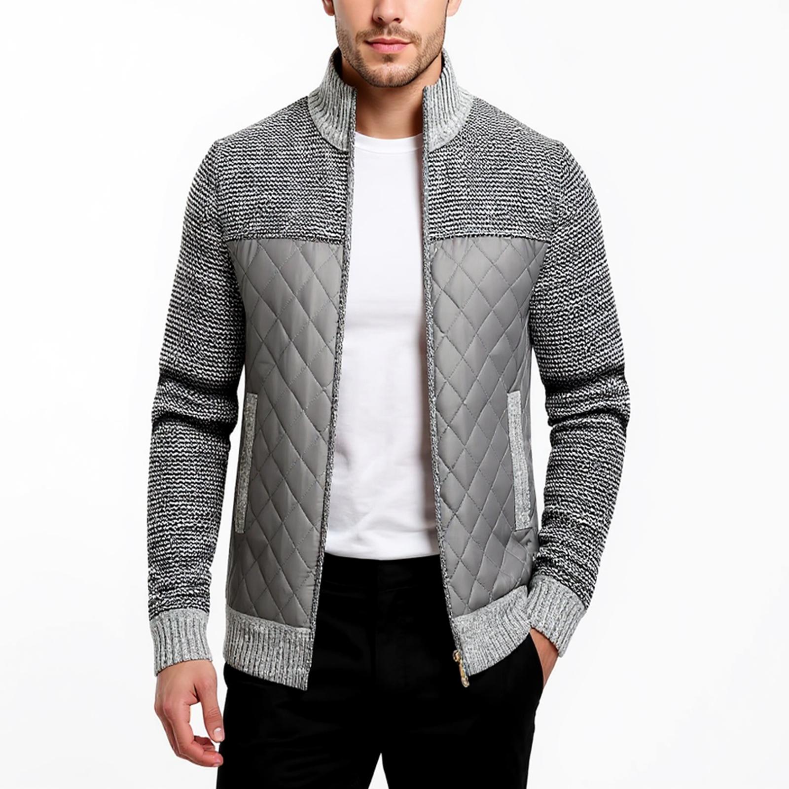 Мужской Стойка Добавить Хлопок Добавление Флиса Утепленный Длинные Рукава Сочетание Цветов Кардиган Вязание Свитер Пальто XL
Мужской Стойка Добавить Хлопок Добавление Флиса Утепленный Длинные Рукава Сочетание Цветов Кардиган Вязание Свитер Пальто XL