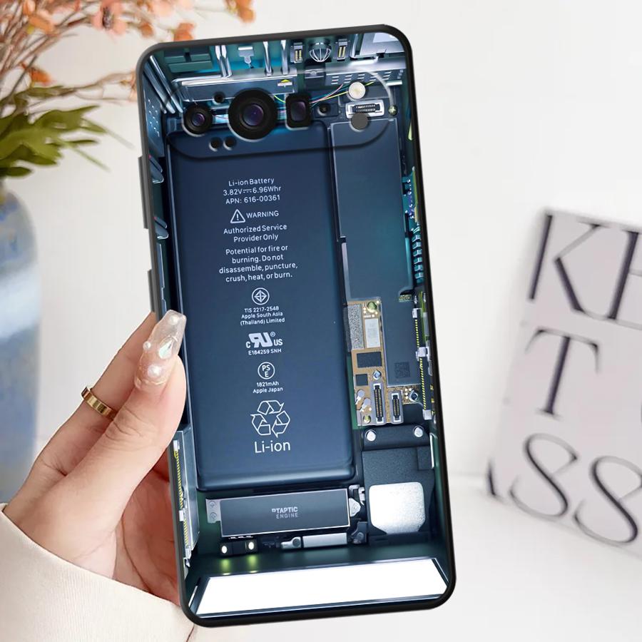 Motherboard Circuit Board Phone Case for Google Pixel 8 Pro 7 Pro 9a 9 Pro XL 6 Pro 6a 8a 7a Black Soft Shell Google Pixel 8a
Motherboard Circuit Board Phone Case for Google Pixel 8 Pro 7 Pro 9a 9 Pro XL 6 Pro 6a 8a 7a Black Soft Shell Google Pixel 8a
