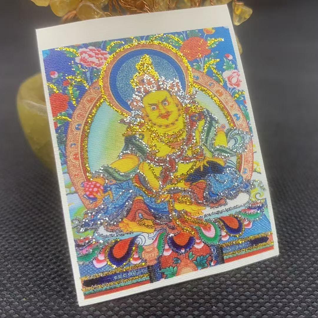 Colored Gold Thangka Painting: Medicine Buddha, Mahakala, Green Tara Series
Colored Gold Thangka Painting: Medicine Buddha, Mahakala, Green Tara Series