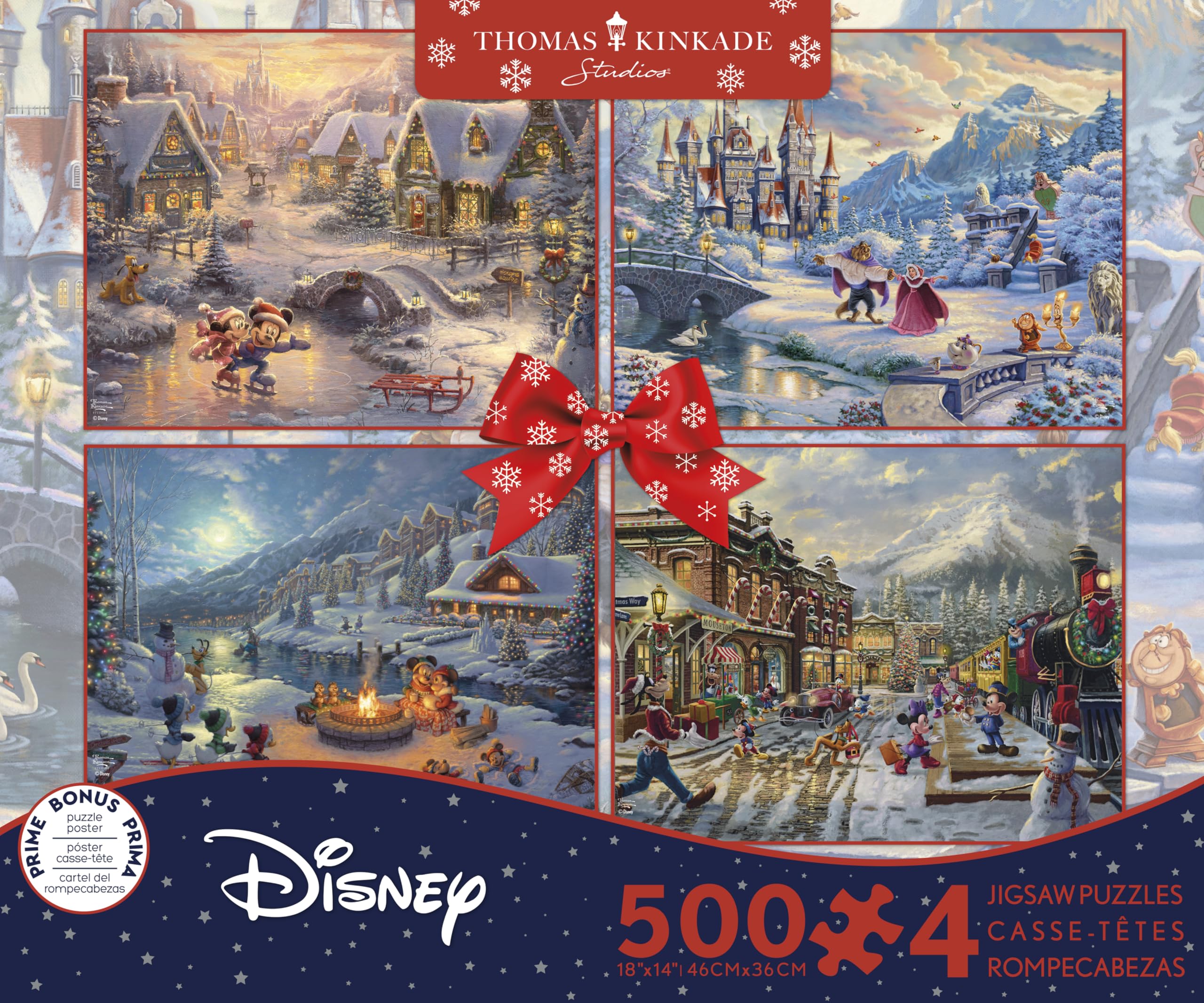 Ceaco Multipack Thomas Kinkade Disney Праздничная коллекция 500 пазлов - 4 в 1 - - - - (4)
Ceaco Multipack Thomas Kinkade Disney Праздничная коллекция 500 пазлов - 4 в 1 - - - - (4)