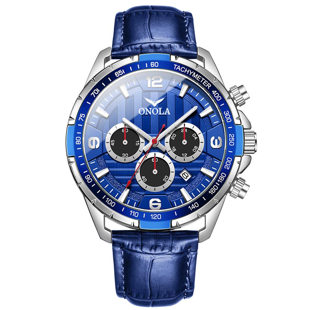 ONOLA Модные Повседневные Деловые Мужские Кварцевые Наручные Часы Мужские Часы Роскошные Наручные Часы С Календарем синий
ONOLA Модные Повседневные Деловые Мужские Кварцевые Наручные Часы Мужские Часы Роскошные Наручные Часы С Календарем синий
