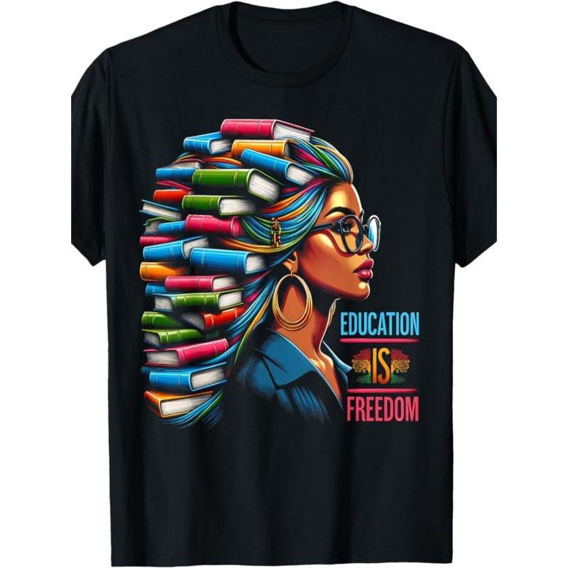 European sizes Education Is Freedom Teacher Books History Month T-Shirt Crew Neck,Casual,Cute Tops For Men 4XL чорний
European sizes Education Is Freedom Teacher Books History Month T-Shirt Crew Neck,Casual,Cute Tops For Men 4XL чорний