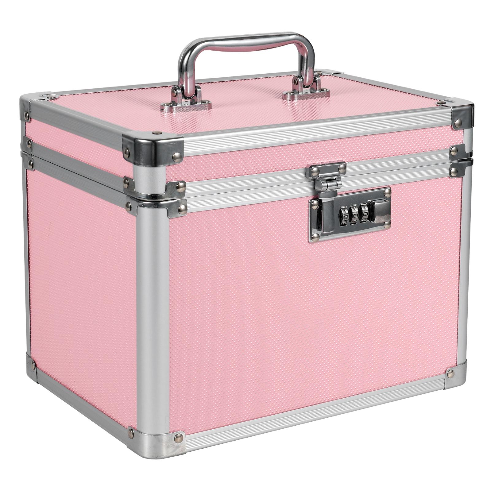 Metal Lockable Storage Box with 3 Digit Combination Lock Medicine Box Large Capacity Treasure Chest Jewelry Storage Box розовый
Metal Lockable Storage Box with 3 Digit Combination Lock Medicine Box Large Capacity Treasure Chest Jewelry Storage Box розовый