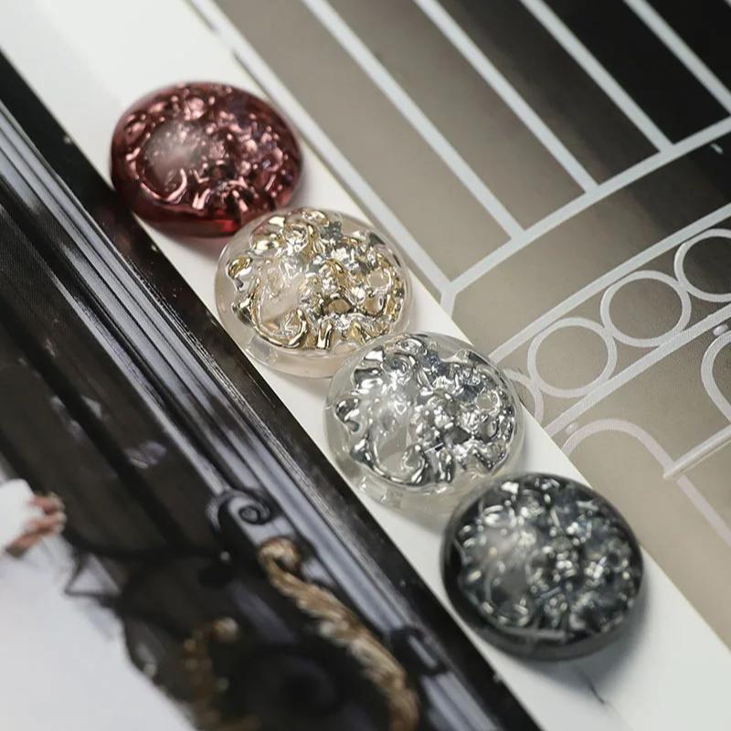 5pcs Creative Magma Pattern Buttons Luxurious Transparent Resin Shank Buttons Apparel Accessories 17.5mm золотий
5pcs Creative Magma Pattern Buttons Luxurious Transparent Resin Shank Buttons Apparel Accessories 17.5mm золотий