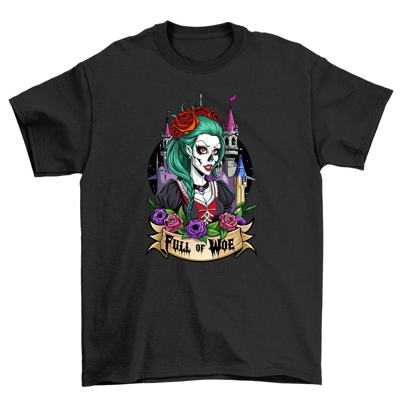 Gothic_61 Skull Castle Roses T-Shirt Mens Womens Tees Top - Darkly Humorous! Funny Unisex Printed Des 3XL
Gothic_61 Skull Castle Roses T-Shirt Mens Womens Tees Top - Darkly Humorous! Funny Unisex Printed Des 3XL